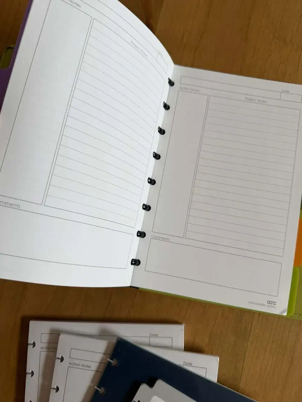 Staples Arc Customizable Notebook System Planner,Refills And Dividers